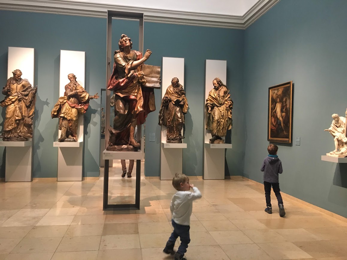 Germanisches Nationalmuseum in Nürnberg beim Künstler-Tag