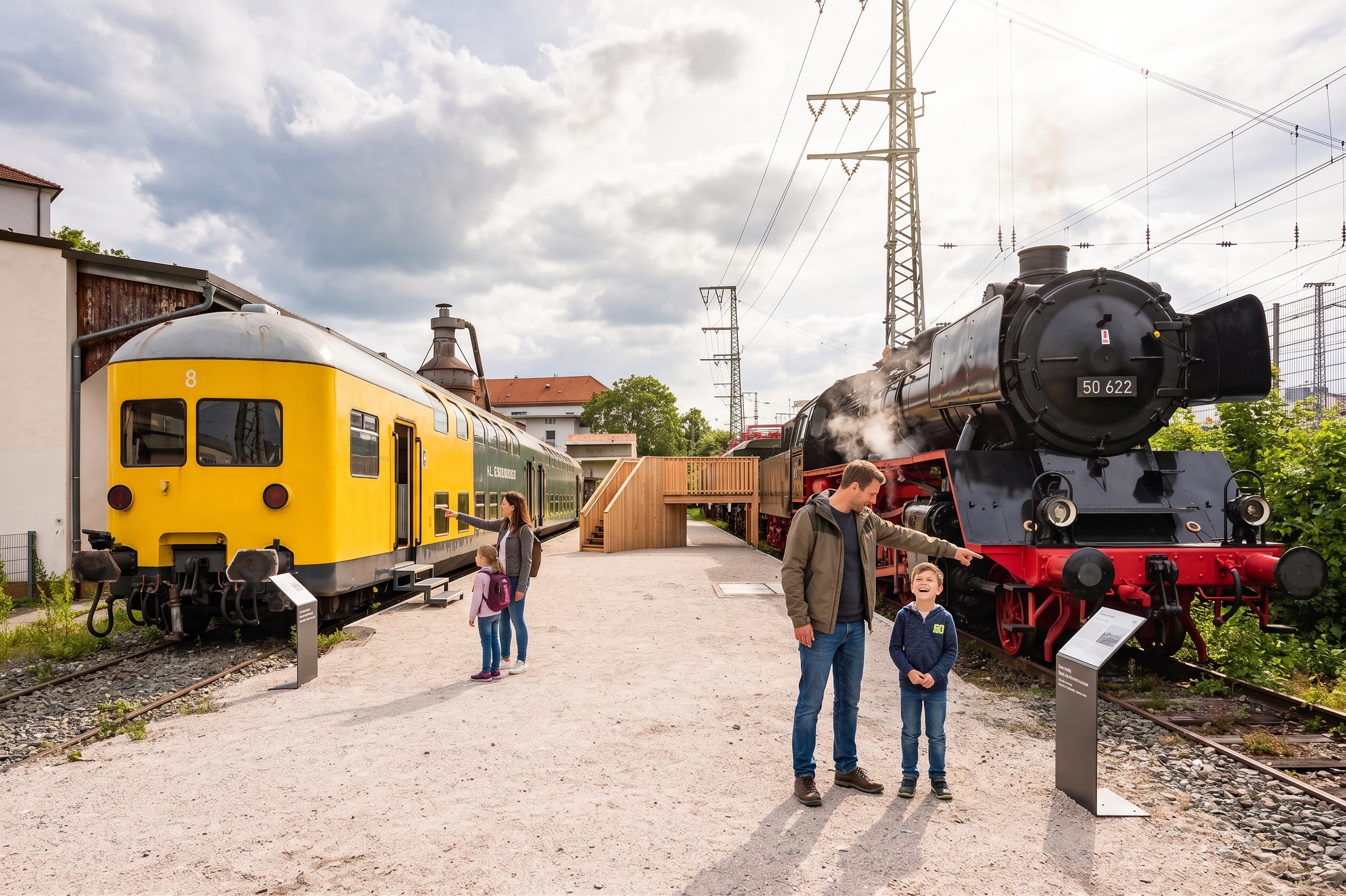 Kinder im KIBALA des DB Museums