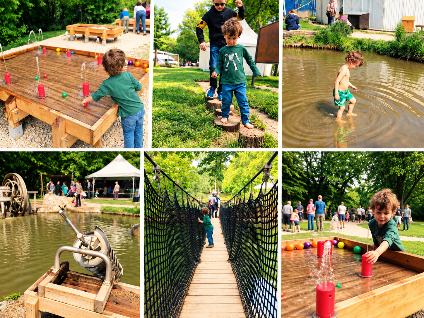Familienausflug mit Spielen, Sinnen und Natur