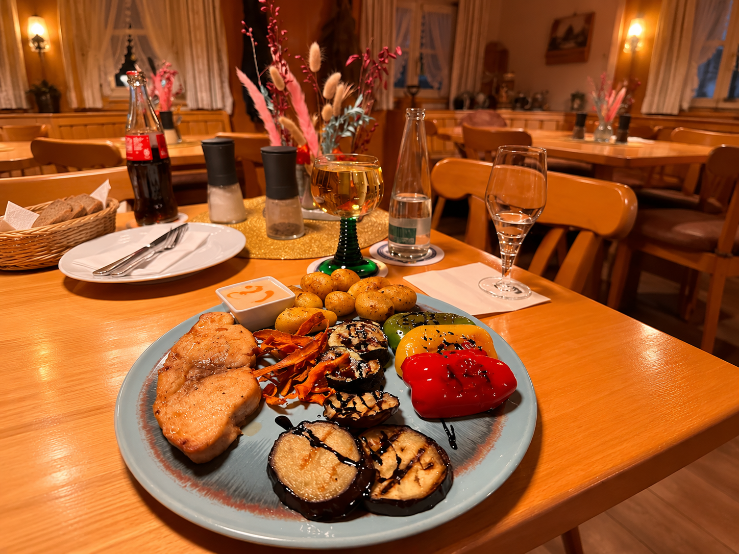 Gericht im Restaurant Zum Bauernwirt